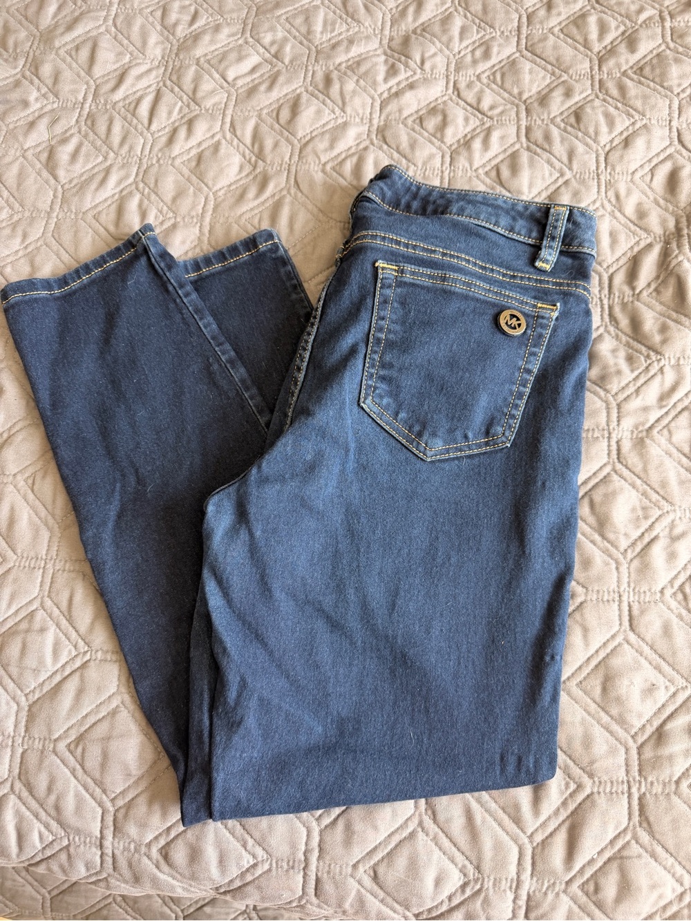 Michael Kors Izzy Cropped Skinny jeans. Ankle-Length.